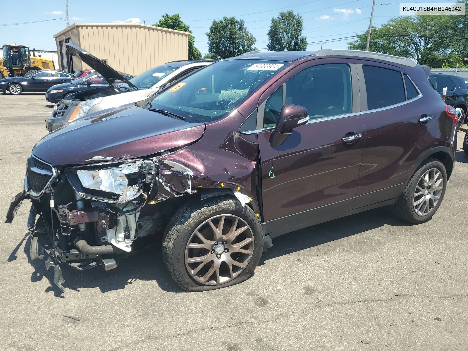 2017 Buick Encore Sport Touring VIN: KL4CJ1SB4HB046942 Lot: 64003984