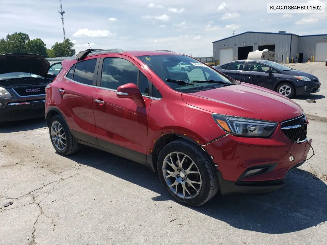 2017 Buick Encore Sport Touring VIN: KL4CJ1SB4HB001502 Lot: 65544314