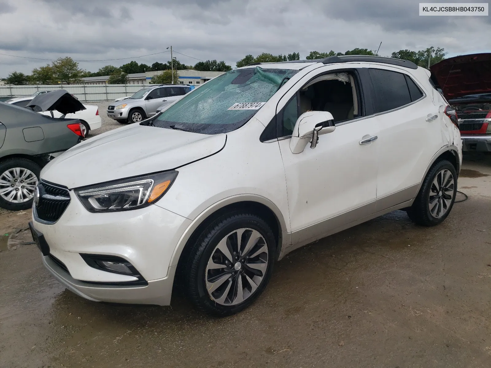 2017 Buick Encore Essence VIN: KL4CJCSB8HB043750 Lot: 67887974