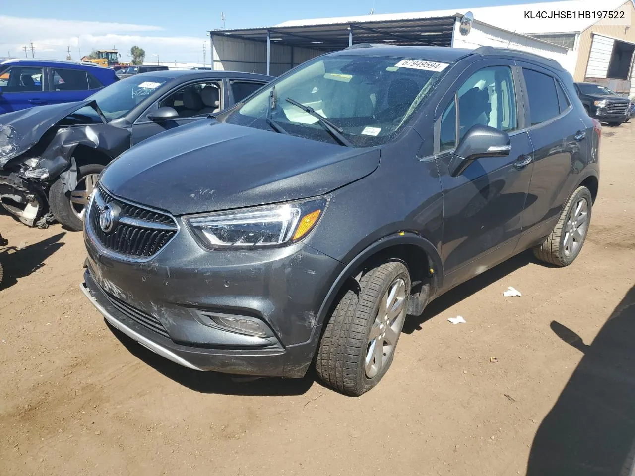 2017 Buick Encore Premium VIN: KL4CJHSB1HB197522 Lot: 67949594