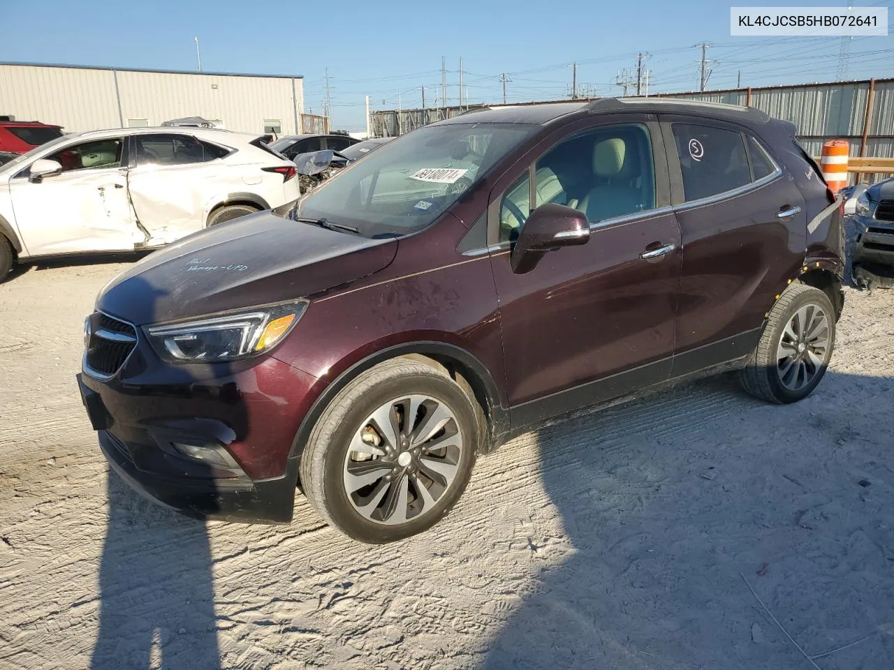 2017 Buick Encore Essence VIN: KL4CJCSB5HB072641 Lot: 69180074