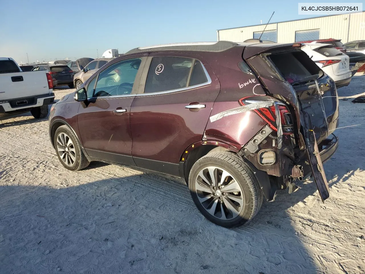 2017 Buick Encore Essence VIN: KL4CJCSB5HB072641 Lot: 69180074