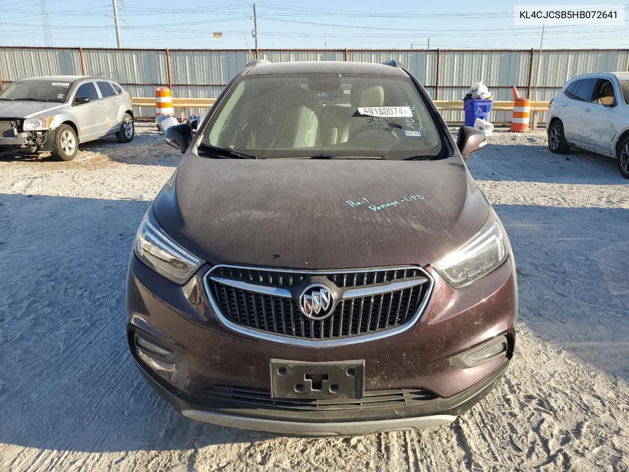 2017 Buick Encore Essence VIN: KL4CJCSB5HB072641 Lot: 69180074