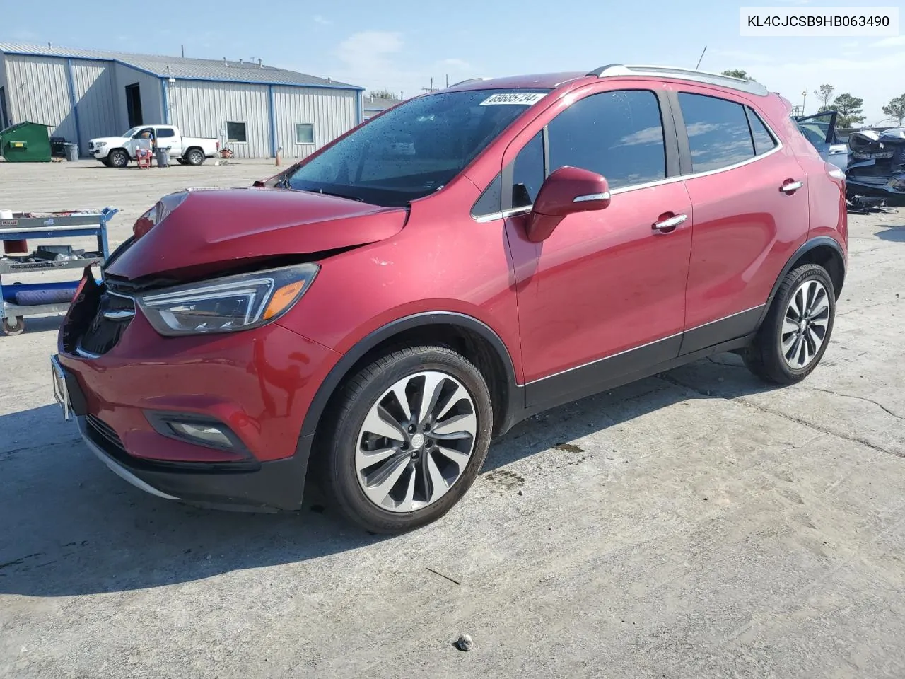 2017 Buick Encore Essence VIN: KL4CJCSB9HB063490 Lot: 69685734