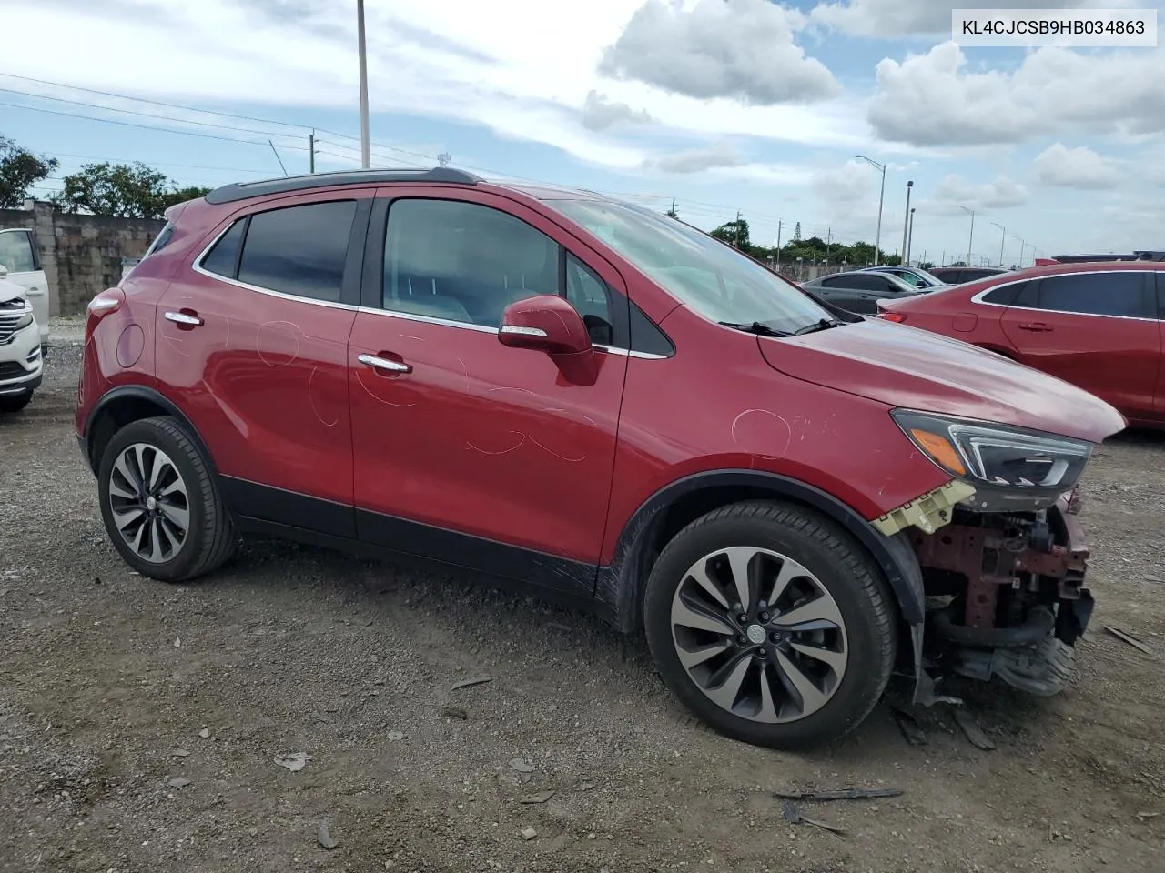 2017 Buick Encore Essence VIN: KL4CJCSB9HB034863 Lot: 70312554