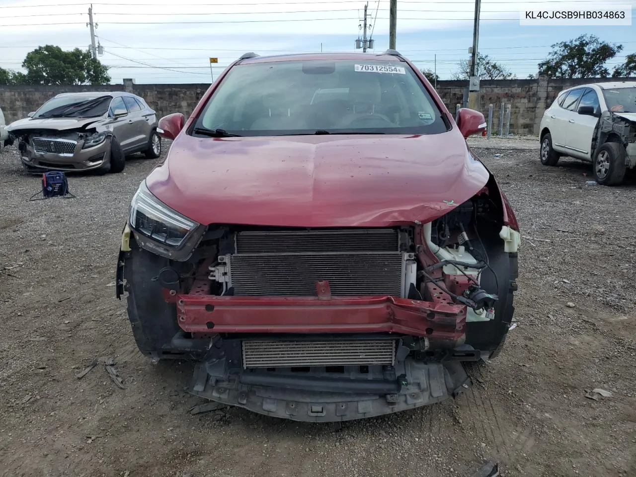 2017 Buick Encore Essence VIN: KL4CJCSB9HB034863 Lot: 70312554