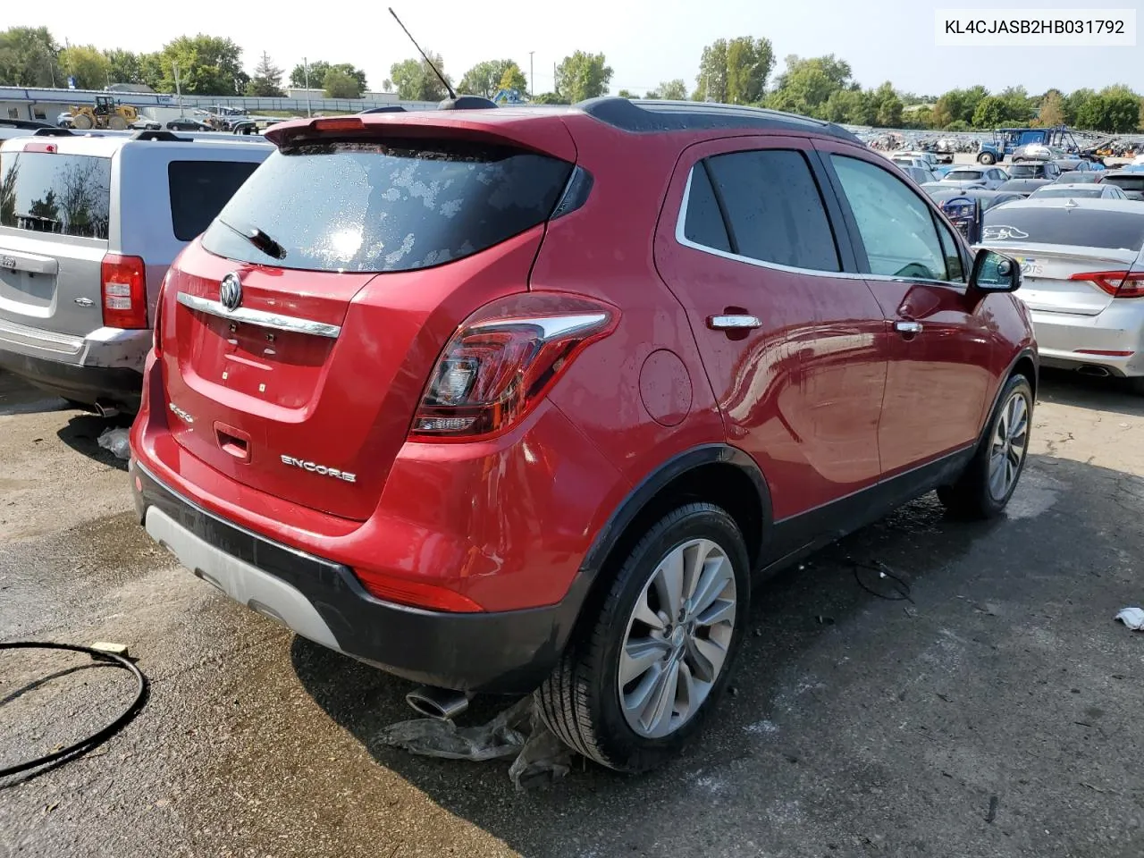 2017 Buick Encore Preferred VIN: KL4CJASB2HB031792 Lot: 70414214