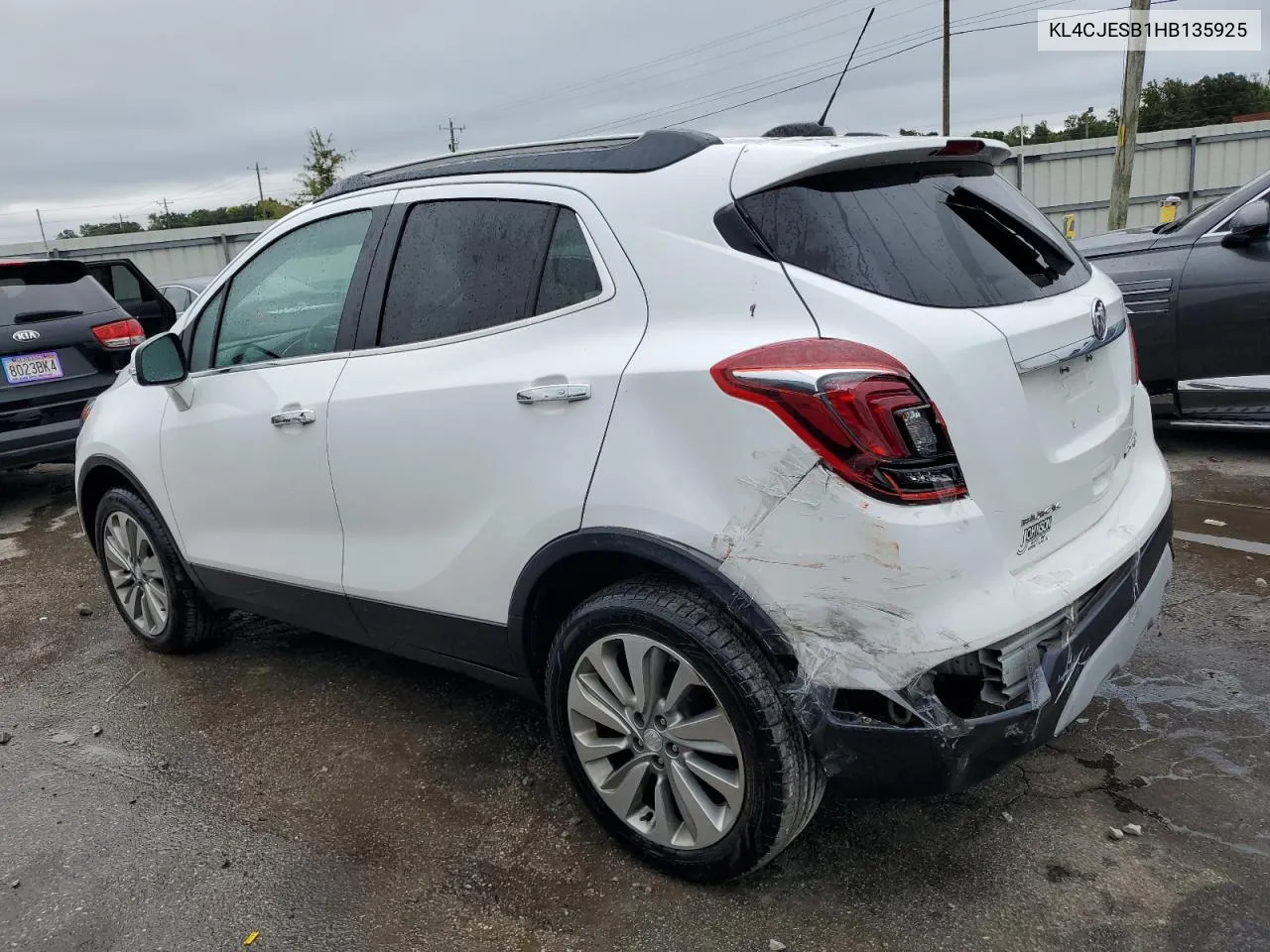 2017 Buick Encore Preferred VIN: KL4CJESB1HB135925 Lot: 70808684