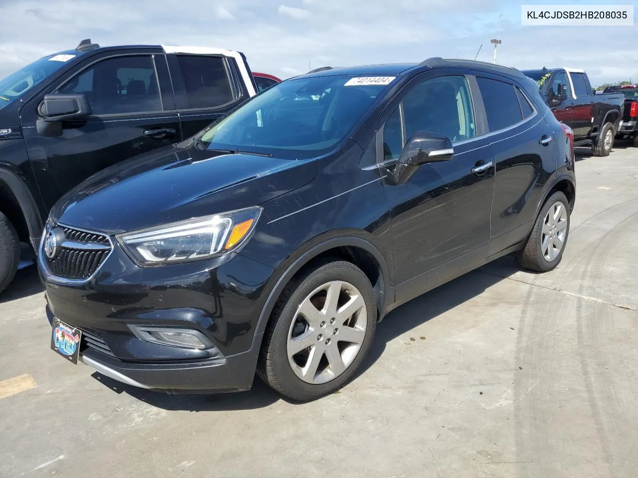 2017 Buick Encore Premium VIN: KL4CJDSB2HB208035 Lot: 74014404