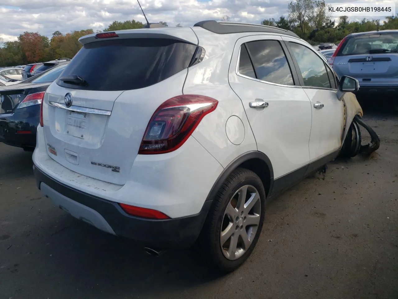 2017 Buick Encore Essence VIN: KL4CJGSB0HB198445 Lot: 74683584