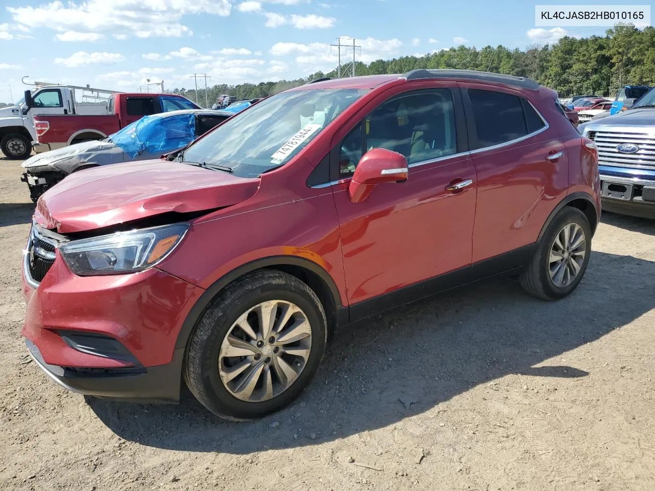 2017 Buick Encore Preferred VIN: KL4CJASB2HB010165 Lot: 74781944