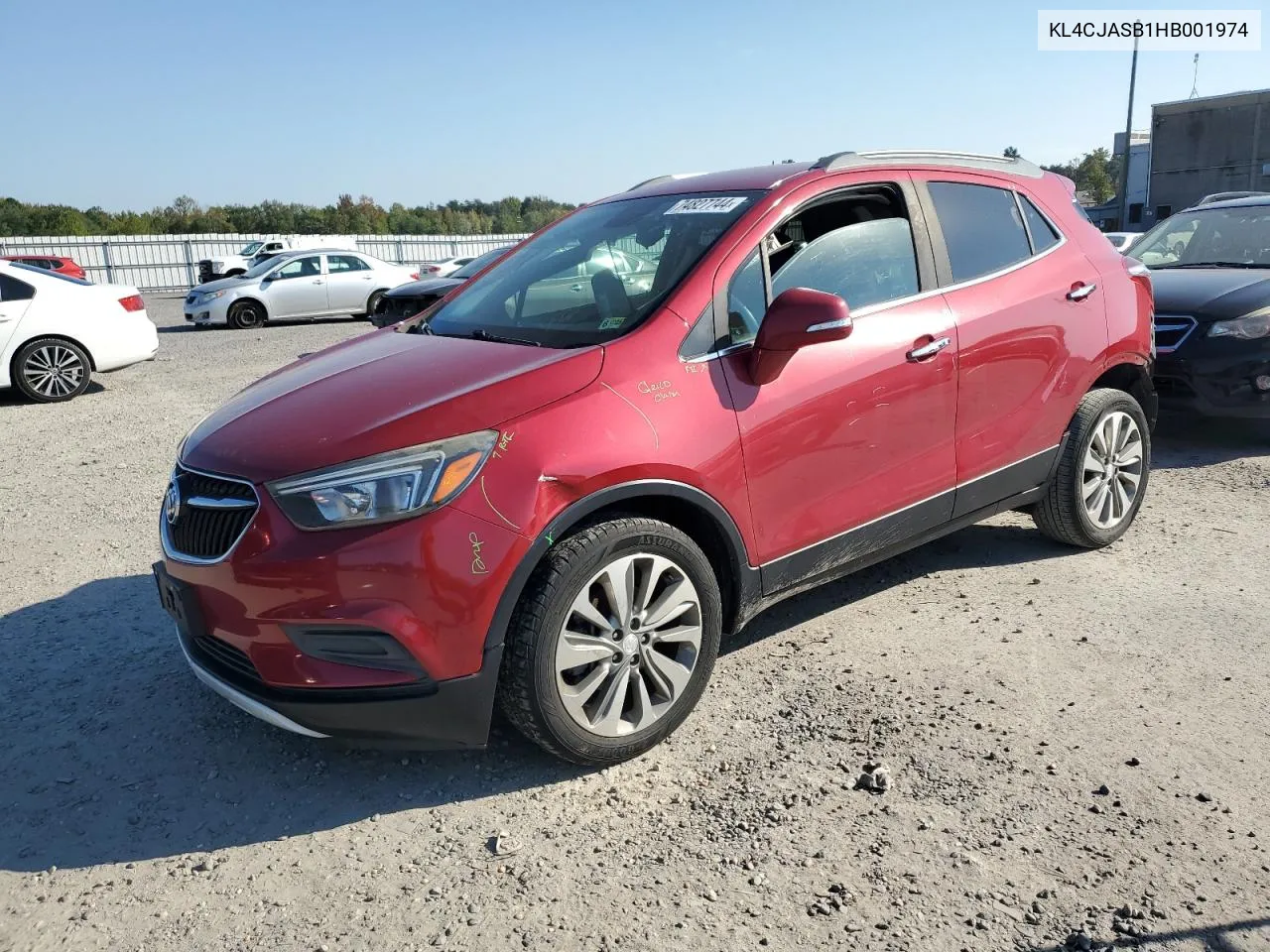 2017 Buick Encore Preferred VIN: KL4CJASB1HB001974 Lot: 74827744