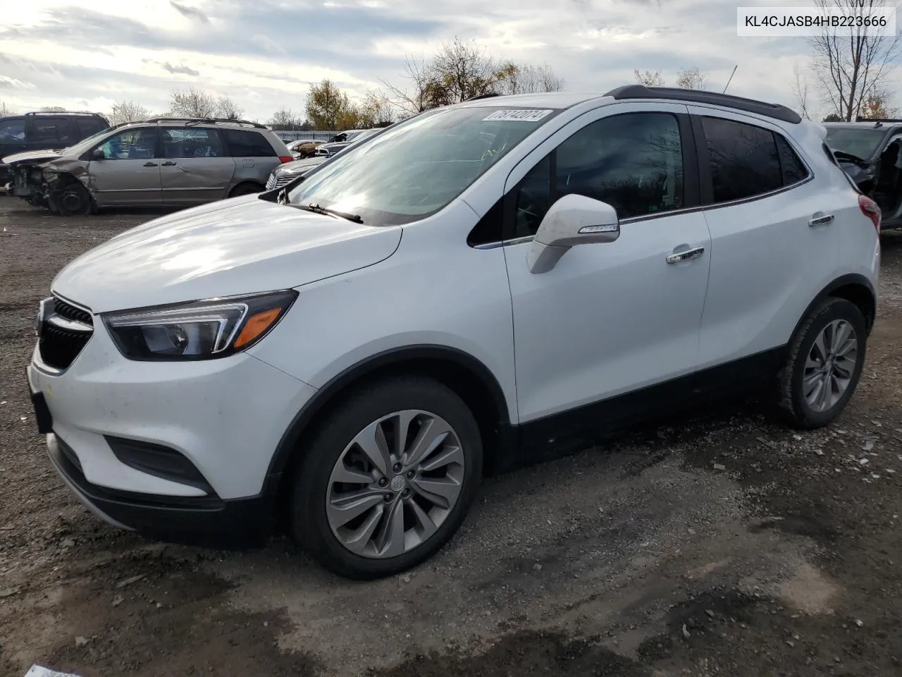 2017 Buick Encore Preferred VIN: KL4CJASB4HB223666 Lot: 78742074