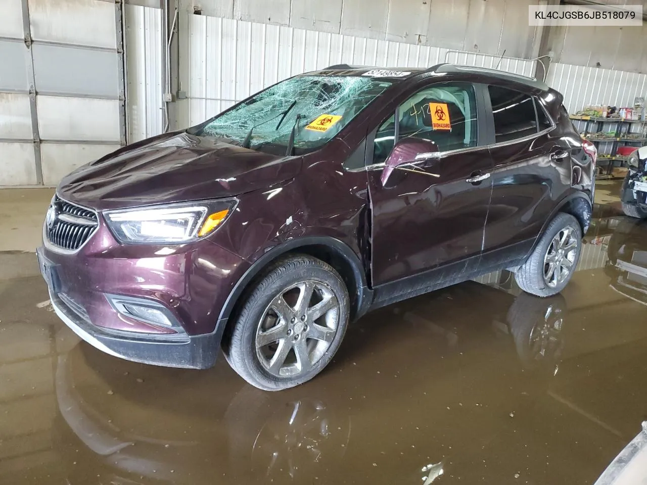 2018 Buick Encore Essence VIN: KL4CJGSB6JB518079 Lot: 52149854