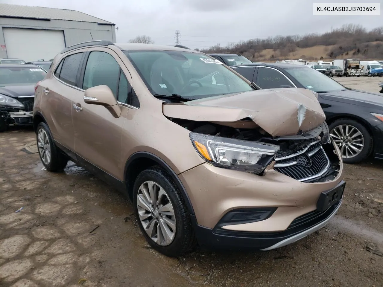 2018 Buick Encore Preferred VIN: KL4CJASB2JB703694 Lot: 52702444