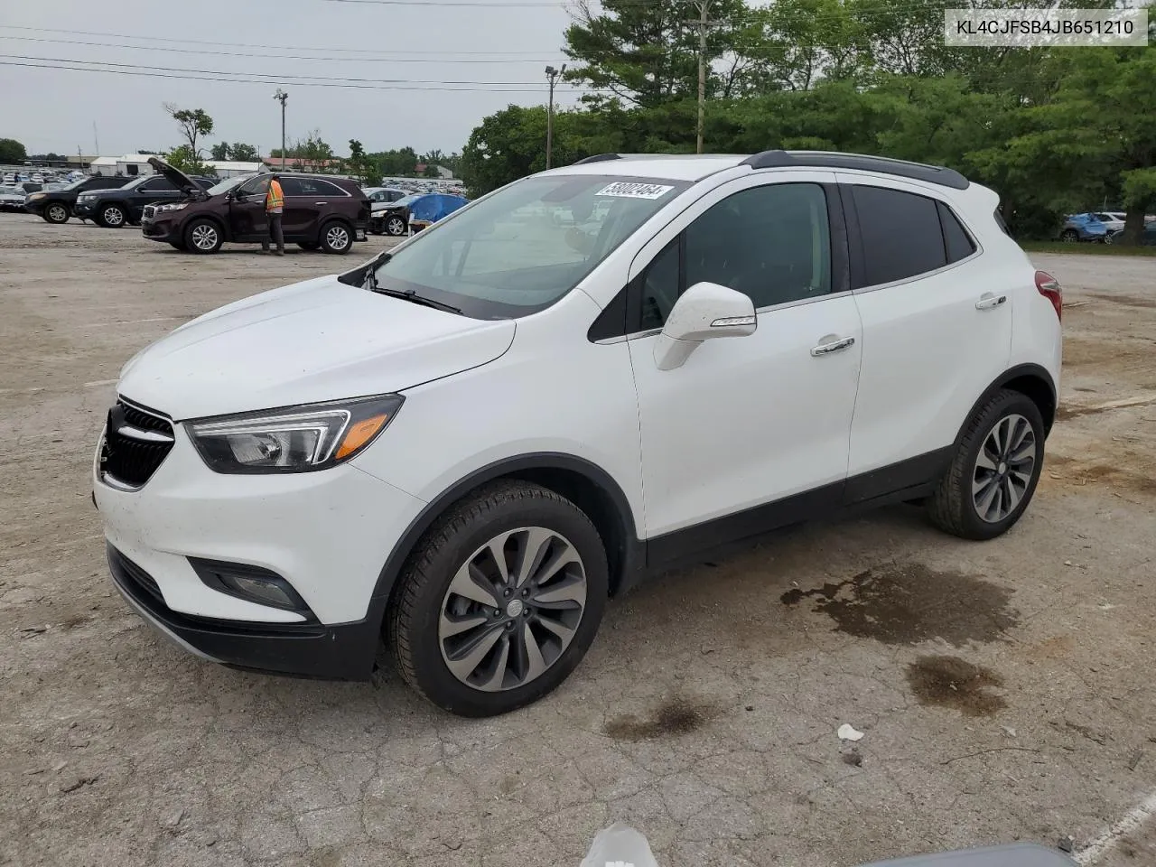 2018 Buick Encore Preferred Ii VIN: KL4CJFSB4JB651210 Lot: 58002464