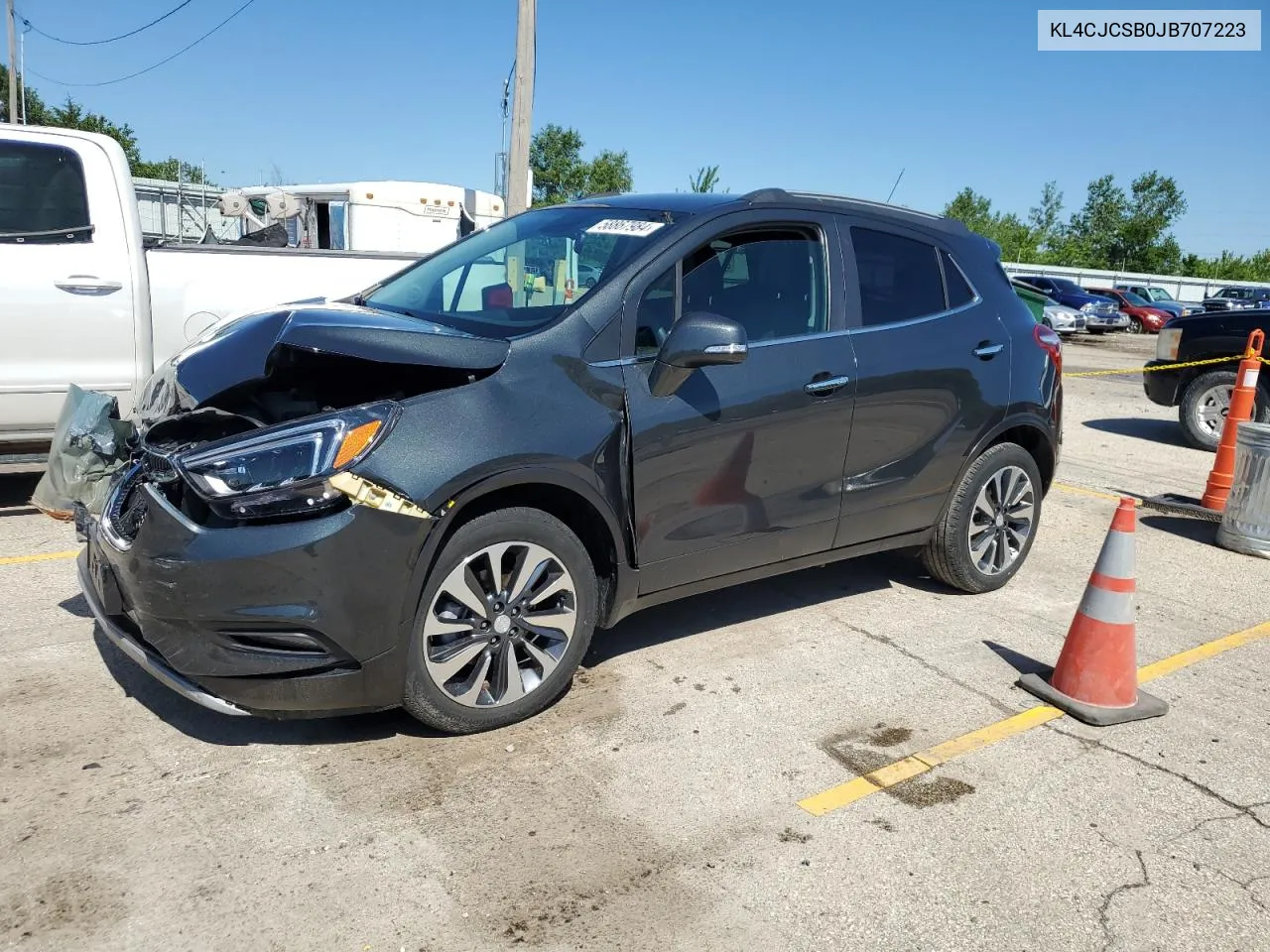 2018 Buick Encore Essence VIN: KL4CJCSB0JB707223 Lot: 58867984