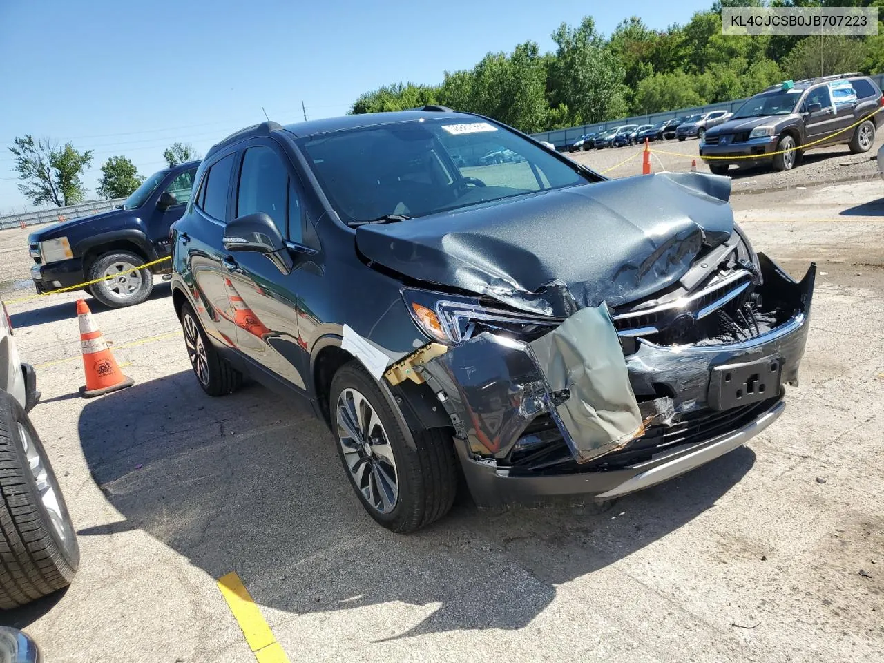 2018 Buick Encore Essence VIN: KL4CJCSB0JB707223 Lot: 58867984