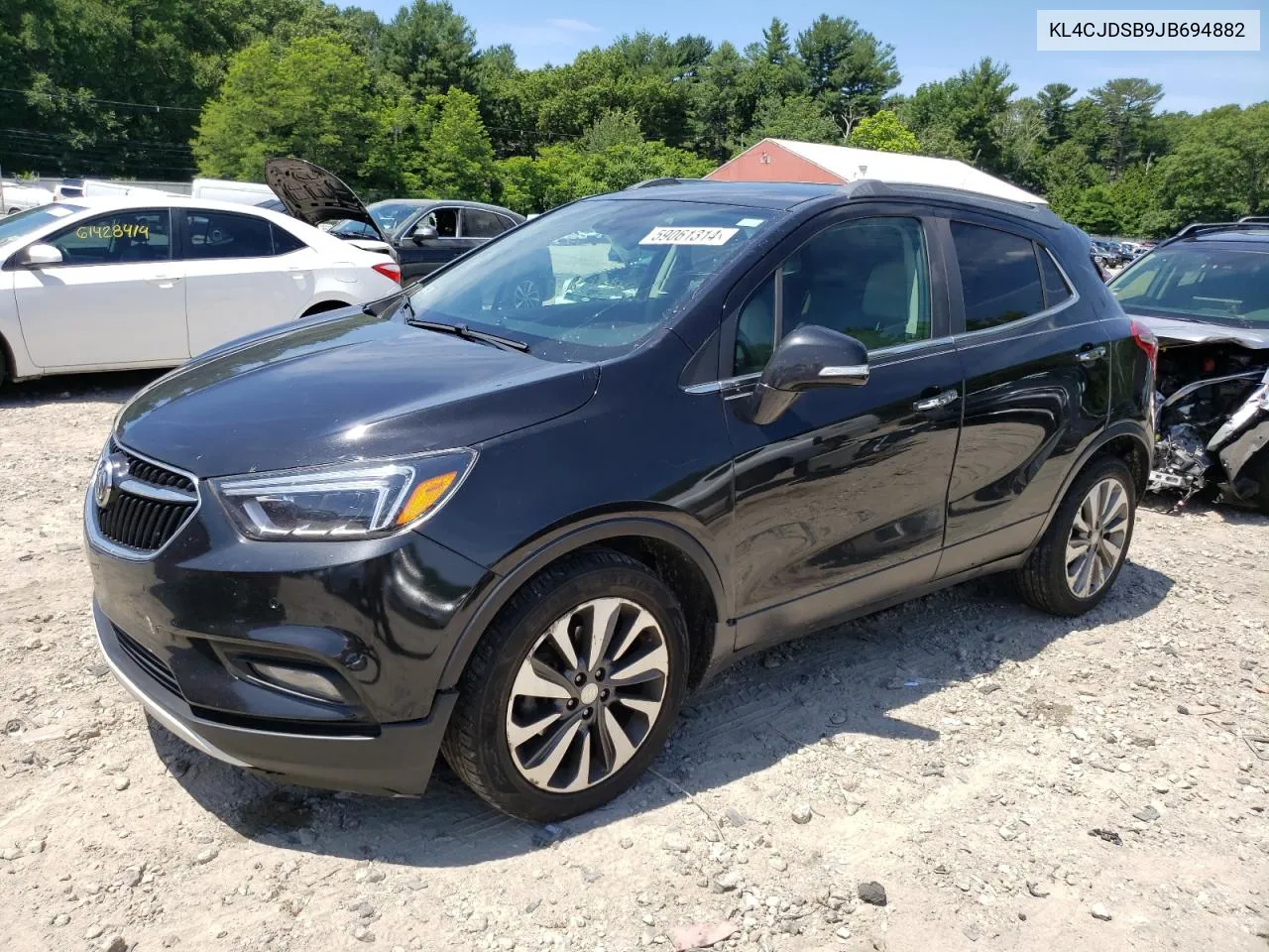 2018 Buick Encore Premium VIN: KL4CJDSB9JB694882 Lot: 59061314