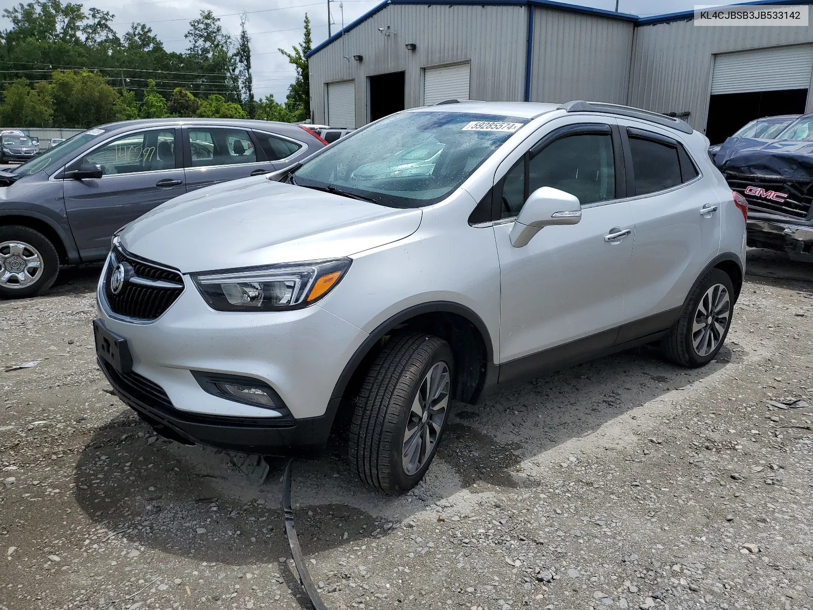 2018 Buick Encore Preferred Ii VIN: KL4CJBSB3JB533142 Lot: 59285574