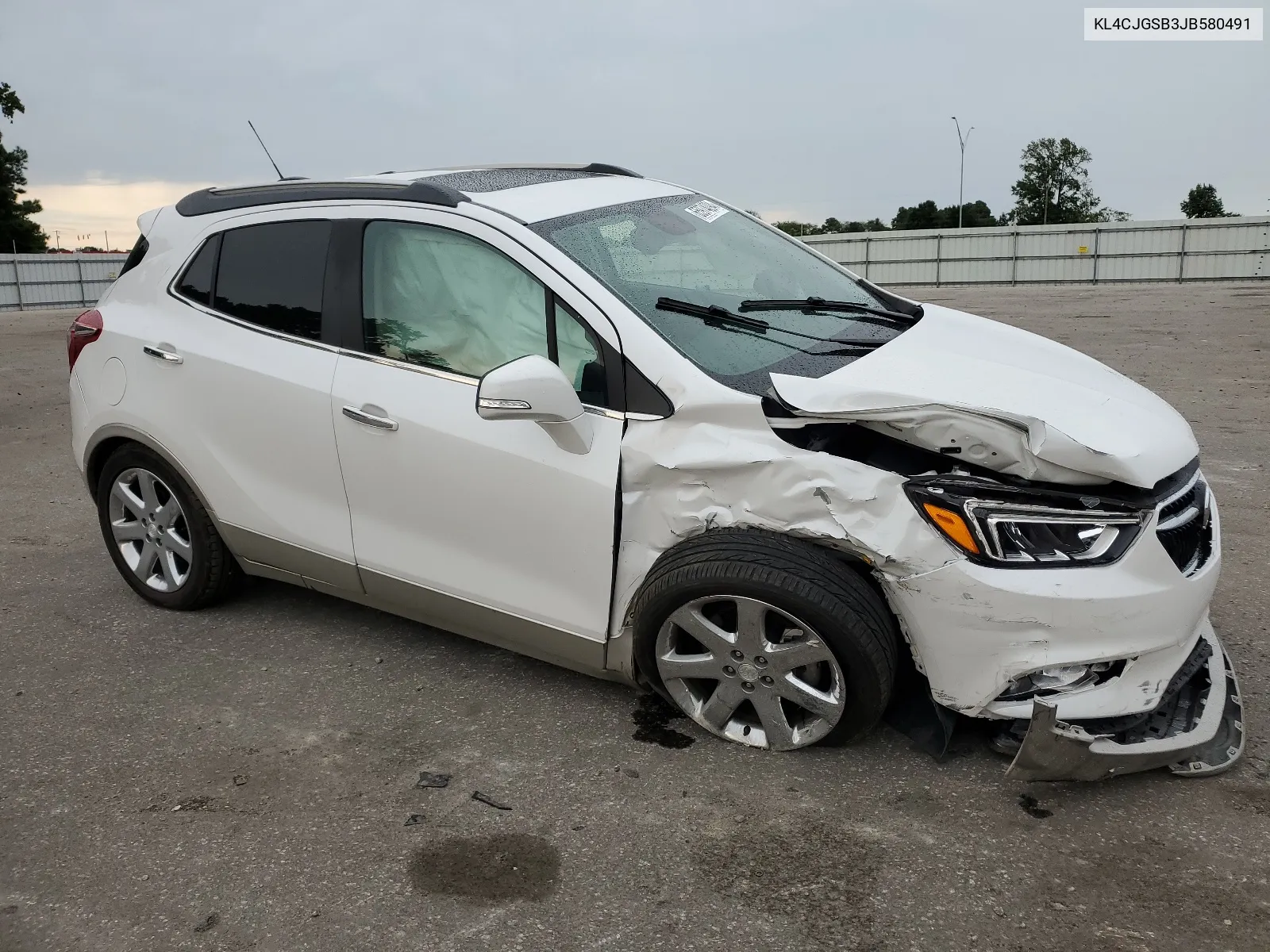 2018 Buick Encore Essence VIN: KL4CJGSB3JB580491 Lot: 65974094