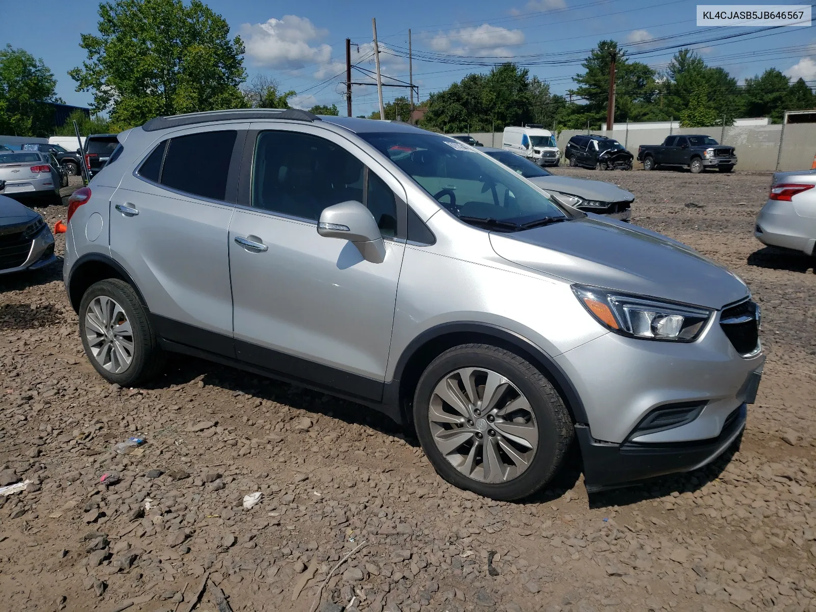 2018 Buick Encore Preferred VIN: KL4CJASB5JB646567 Lot: 67914344