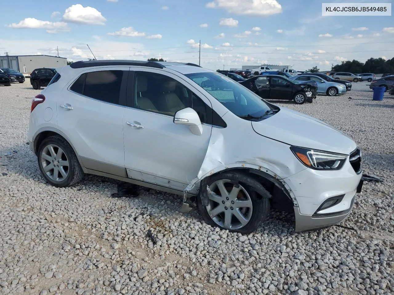 2018 Buick Encore Essence VIN: KL4CJCSB6JB549485 Lot: 69876364