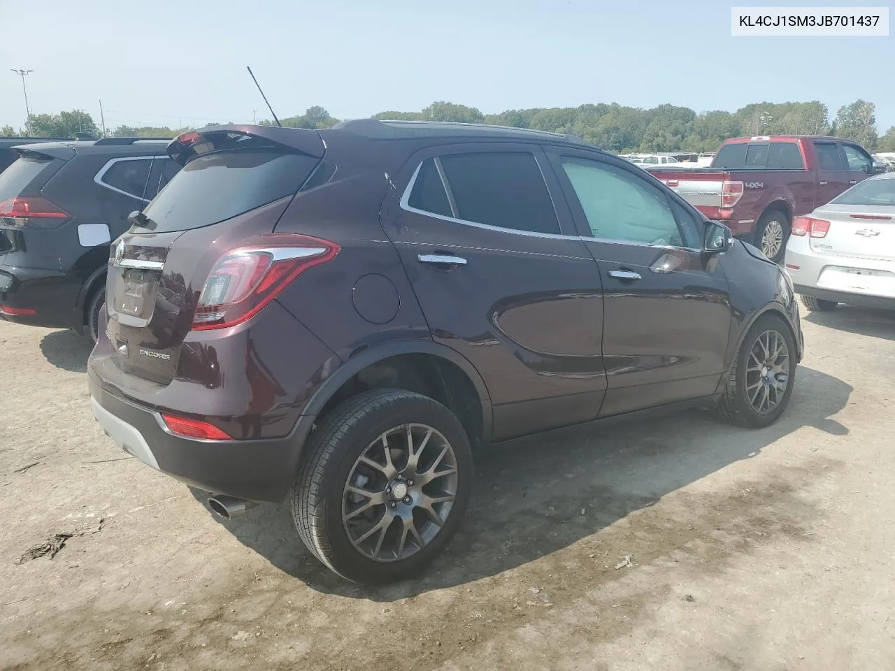 2018 Buick Encore Sport Touring VIN: KL4CJ1SM3JB701437 Lot: 69986424