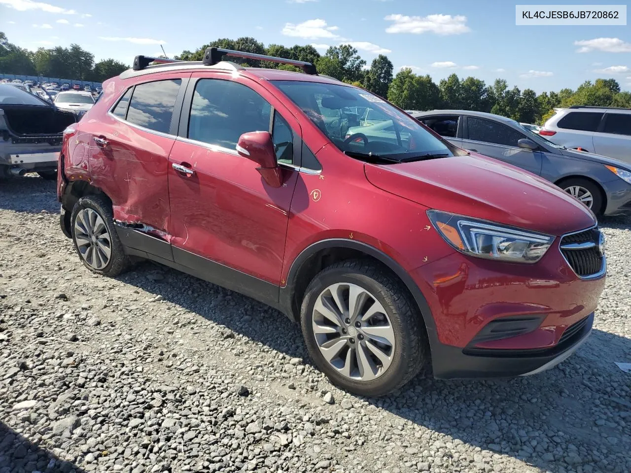 2018 Buick Encore Preferred VIN: KL4CJESB6JB720862 Lot: 70195954