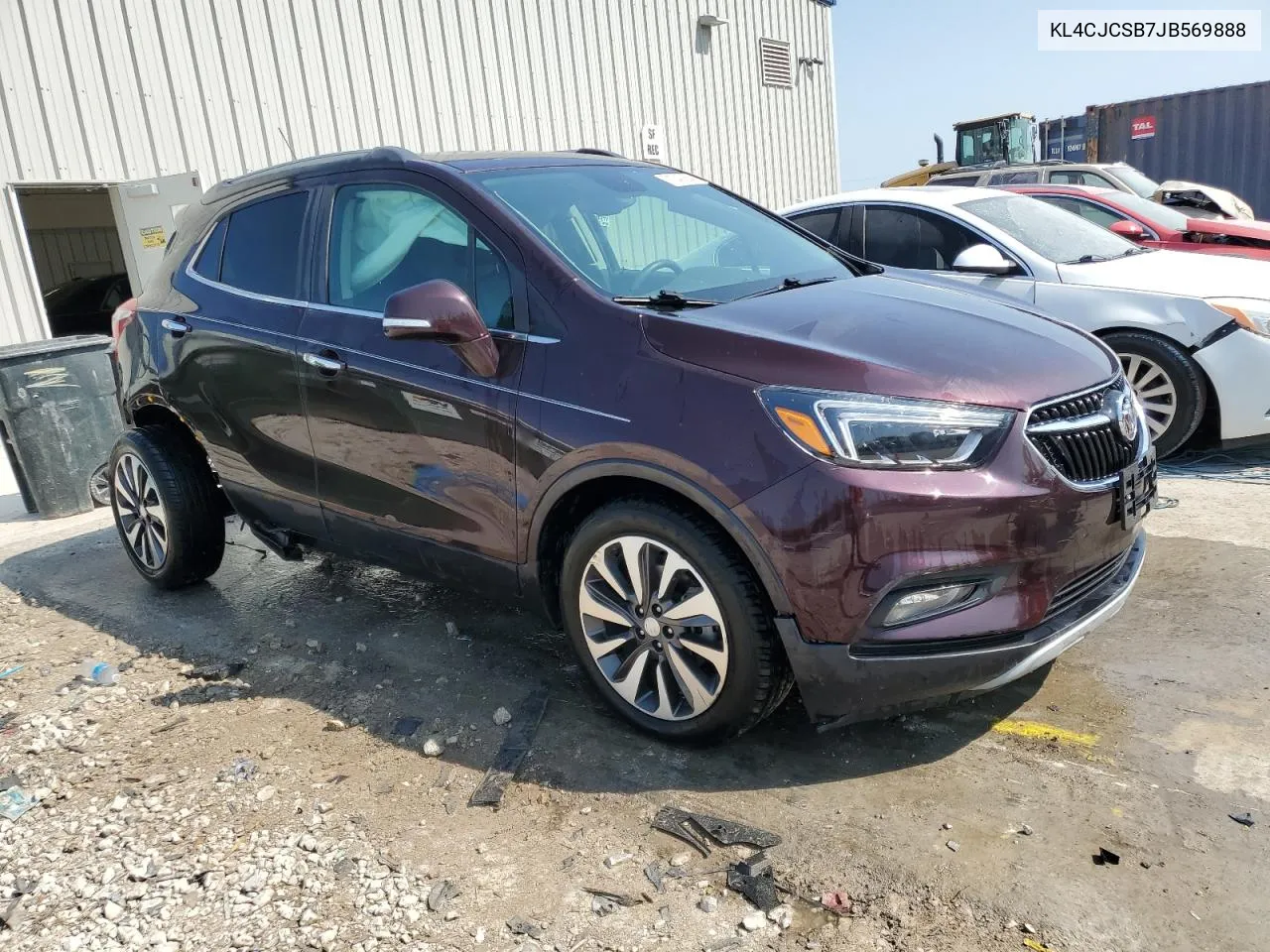 2018 Buick Encore Essence VIN: KL4CJCSB7JB569888 Lot: 71043064