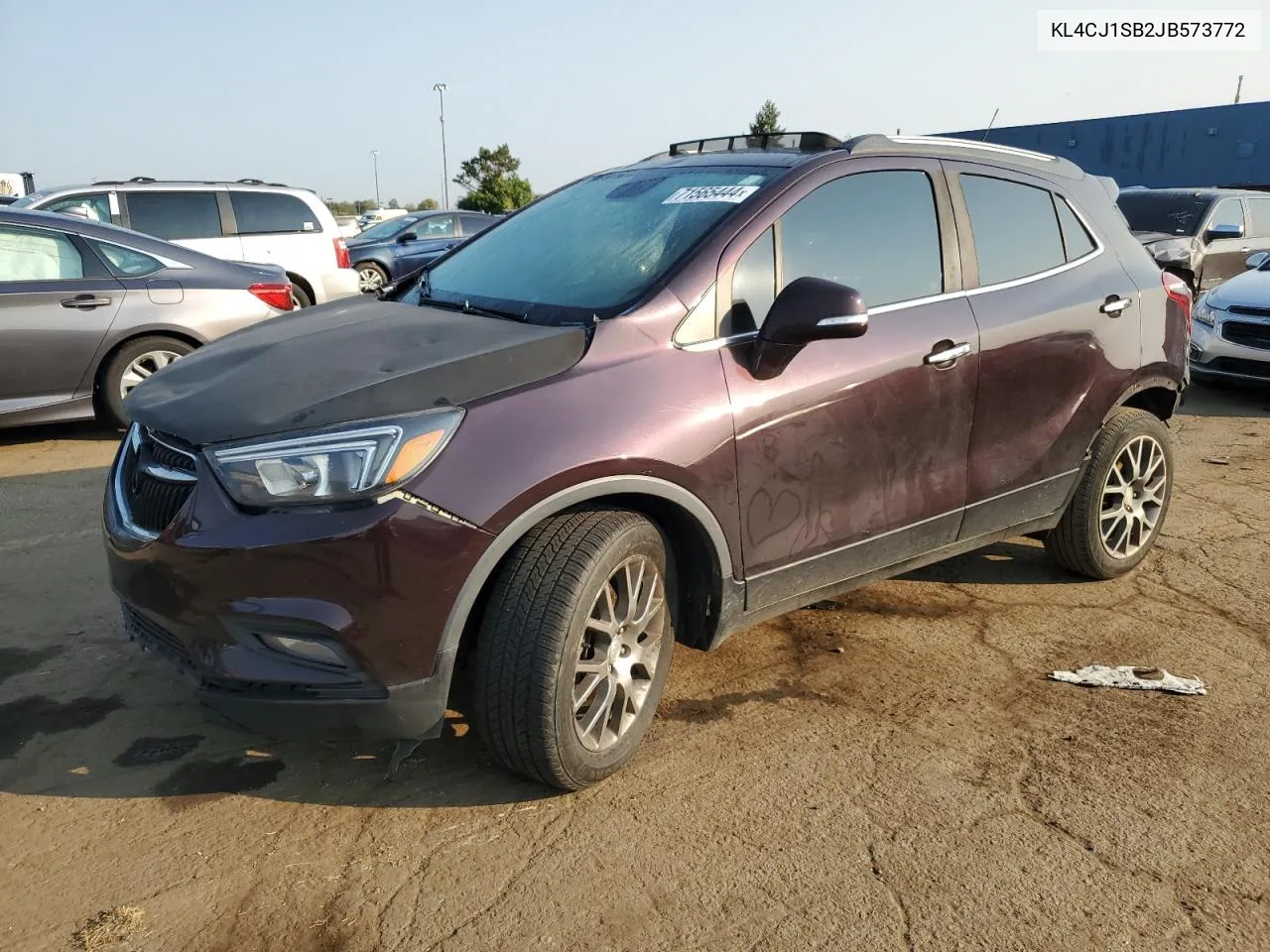 2018 Buick Encore Sport Touring VIN: KL4CJ1SB2JB573772 Lot: 71565444