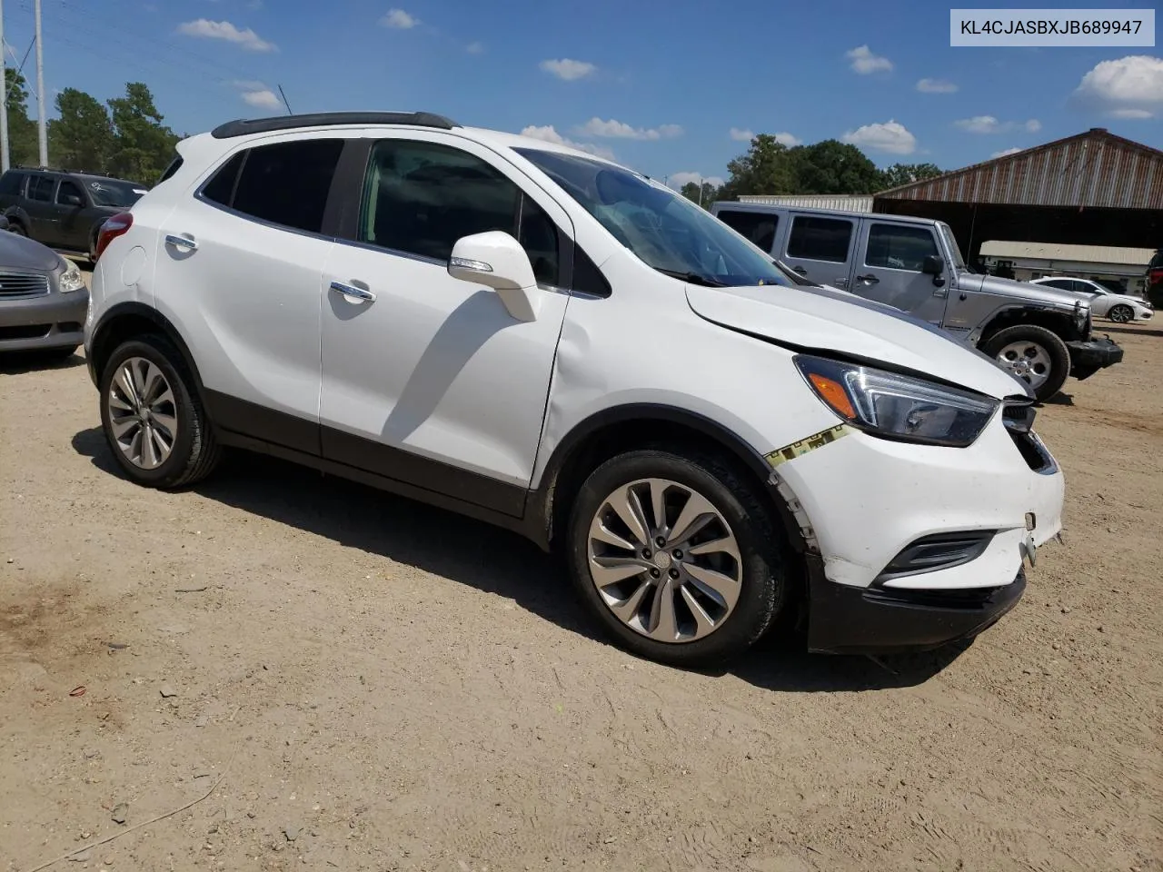 2018 Buick Encore Preferred VIN: KL4CJASBXJB689947 Lot: 72597904