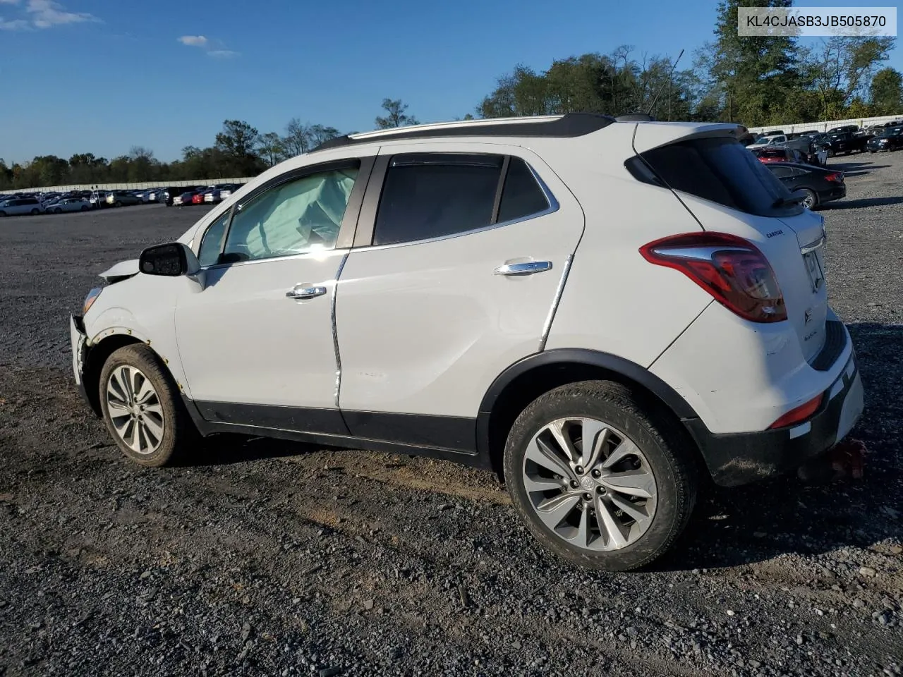 KL4CJASB3JB505870 2018 Buick Encore Preferred