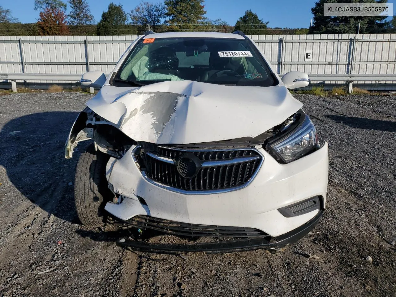 KL4CJASB3JB505870 2018 Buick Encore Preferred