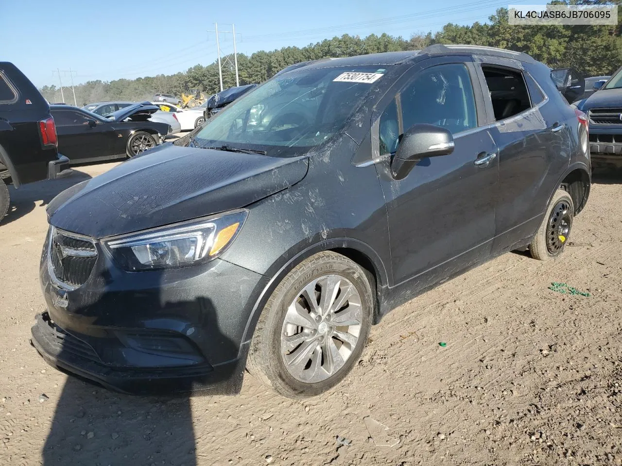 2018 Buick Encore Preferred VIN: KL4CJASB6JB706095 Lot: 75307754