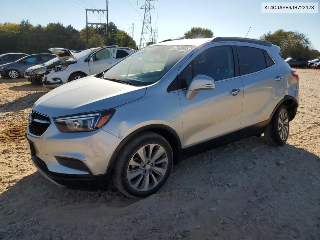 2018 Buick Encore Preferred VIN: KL4CJASB3JB722173 Lot: 77446894