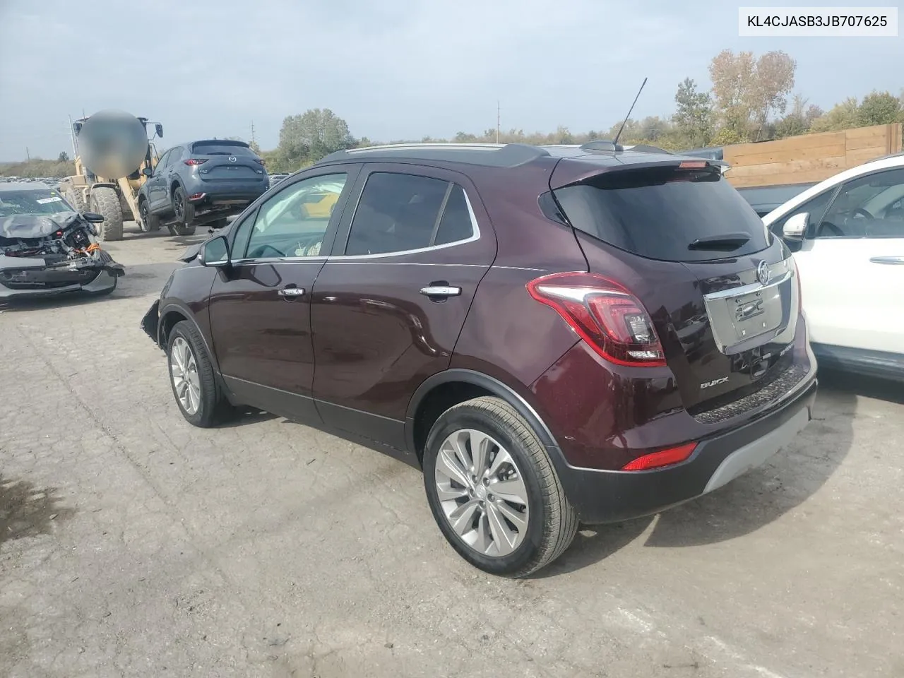 2018 Buick Encore Preferred VIN: KL4CJASB3JB707625 Lot: 78178214