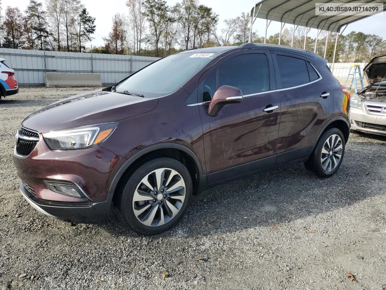 2018 Buick Encore Preferred Ii VIN: KL4CJBSB9JB716299 Lot: 78733424