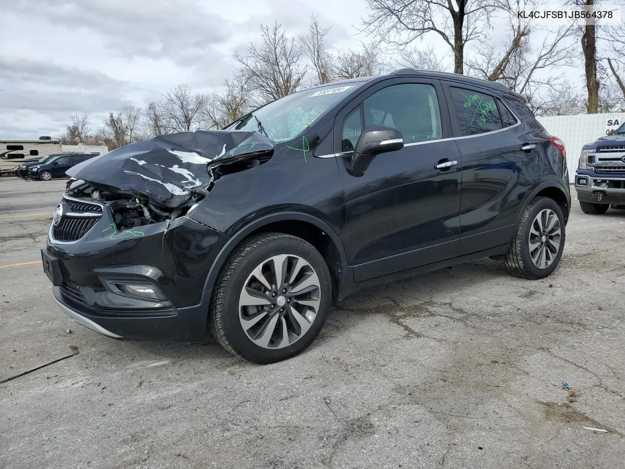 2018 Buick Encore Preferred Ii VIN: KL4CJFSB1JB564378 Lot: 78937484