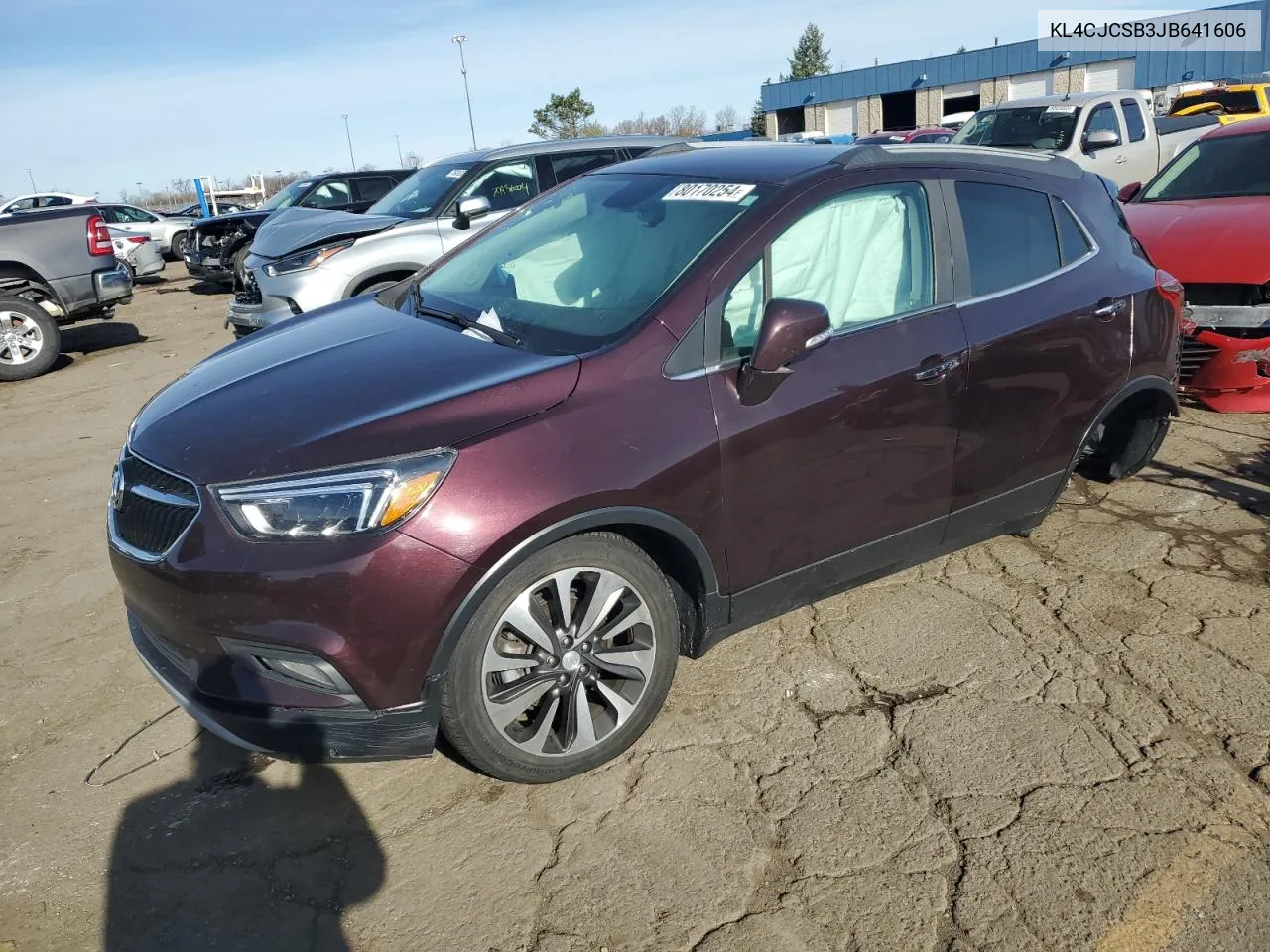 2018 Buick Encore Essence VIN: KL4CJCSB3JB641606 Lot: 80170254