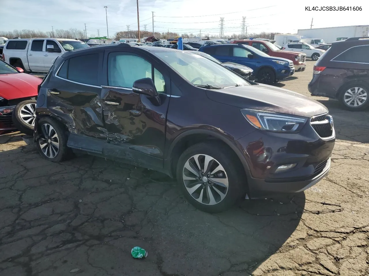 2018 Buick Encore Essence VIN: KL4CJCSB3JB641606 Lot: 80170254