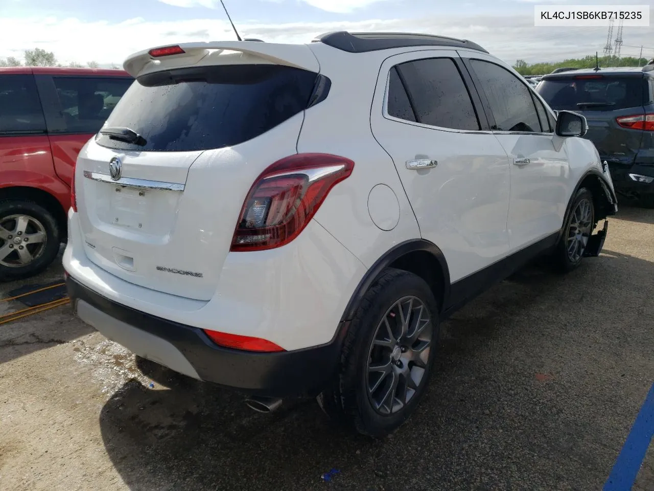 KL4CJ1SB6KB715235 2019 Buick Encore Sport Touring