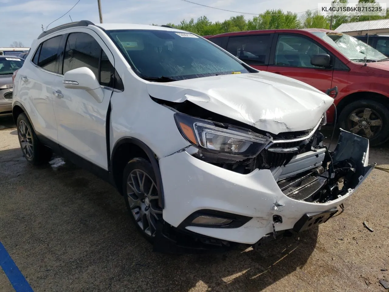 KL4CJ1SB6KB715235 2019 Buick Encore Sport Touring