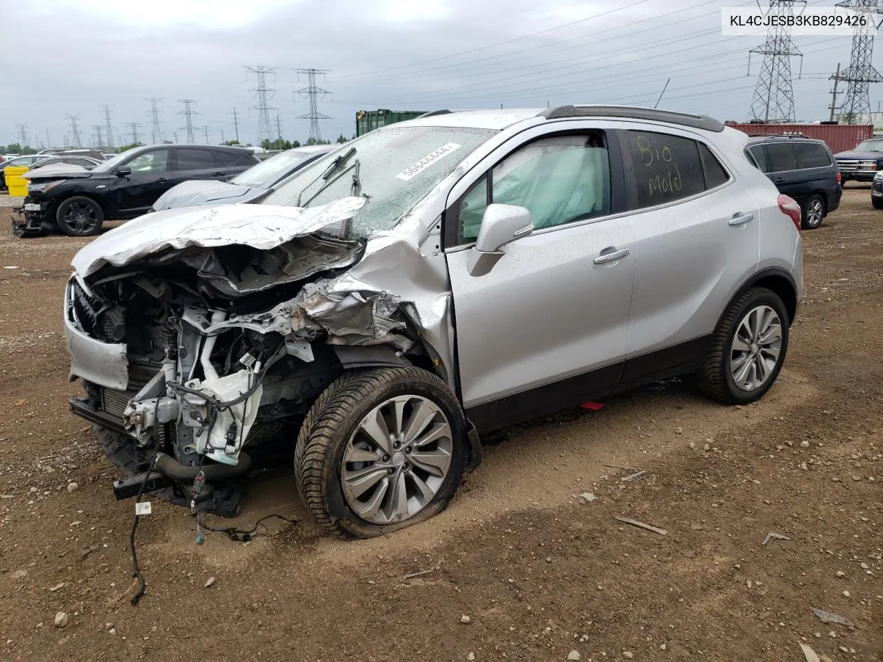 2019 Buick Encore Preferred VIN: KL4CJESB3KB829426 Lot: 56644444