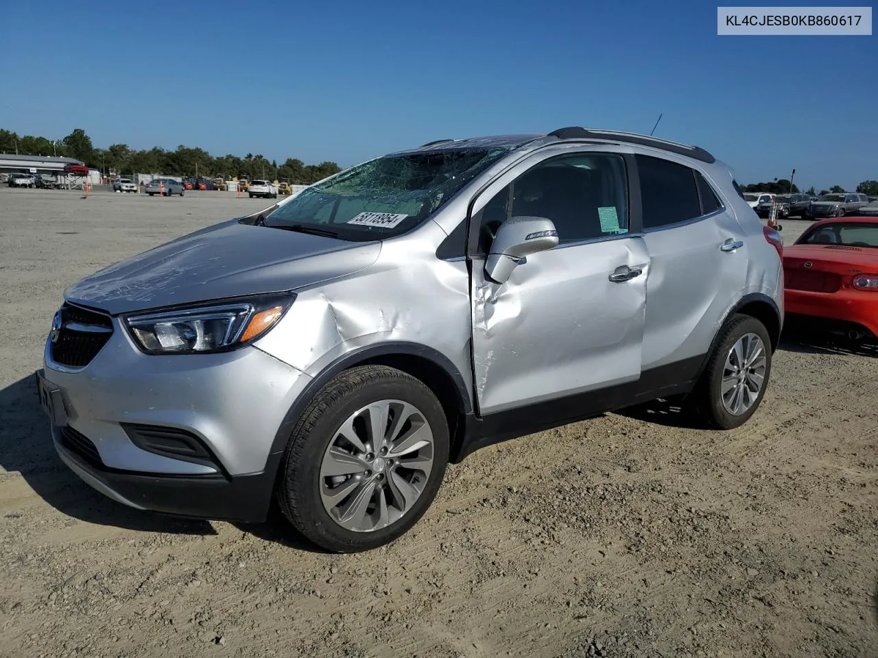 2019 Buick Encore Preferred VIN: KL4CJESB0KB860617 Lot: 58118954