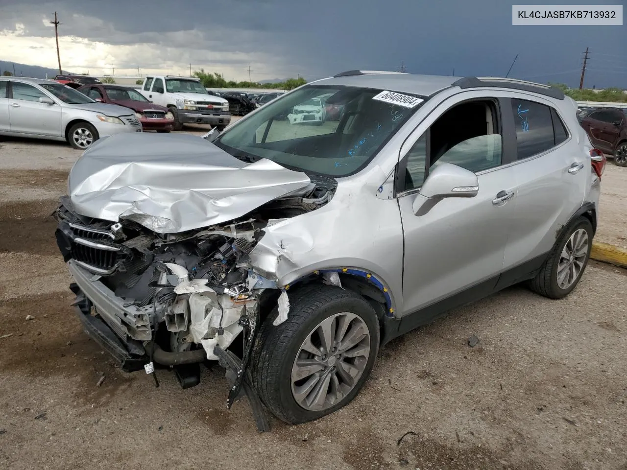 2019 Buick Encore Preferred VIN: KL4CJASB7KB713932 Lot: 60408904