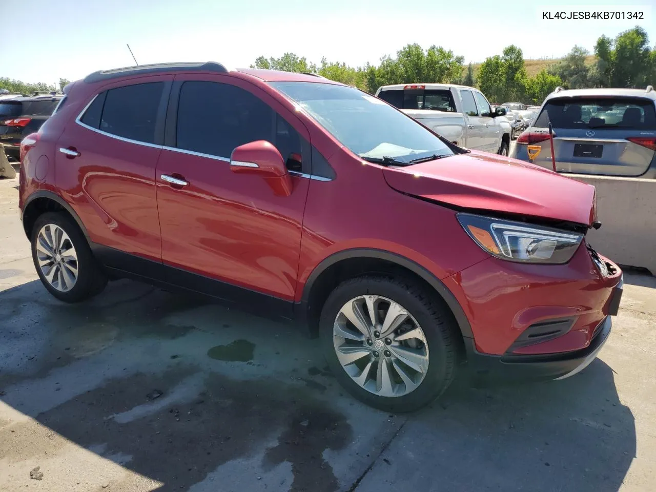 2019 Buick Encore Preferred VIN: KL4CJESB4KB701342 Lot: 62342404