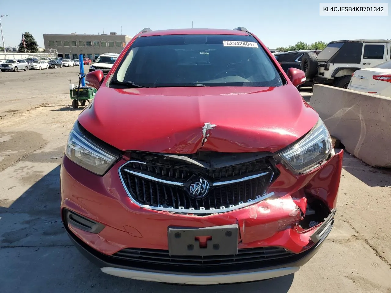 2019 Buick Encore Preferred VIN: KL4CJESB4KB701342 Lot: 62342404