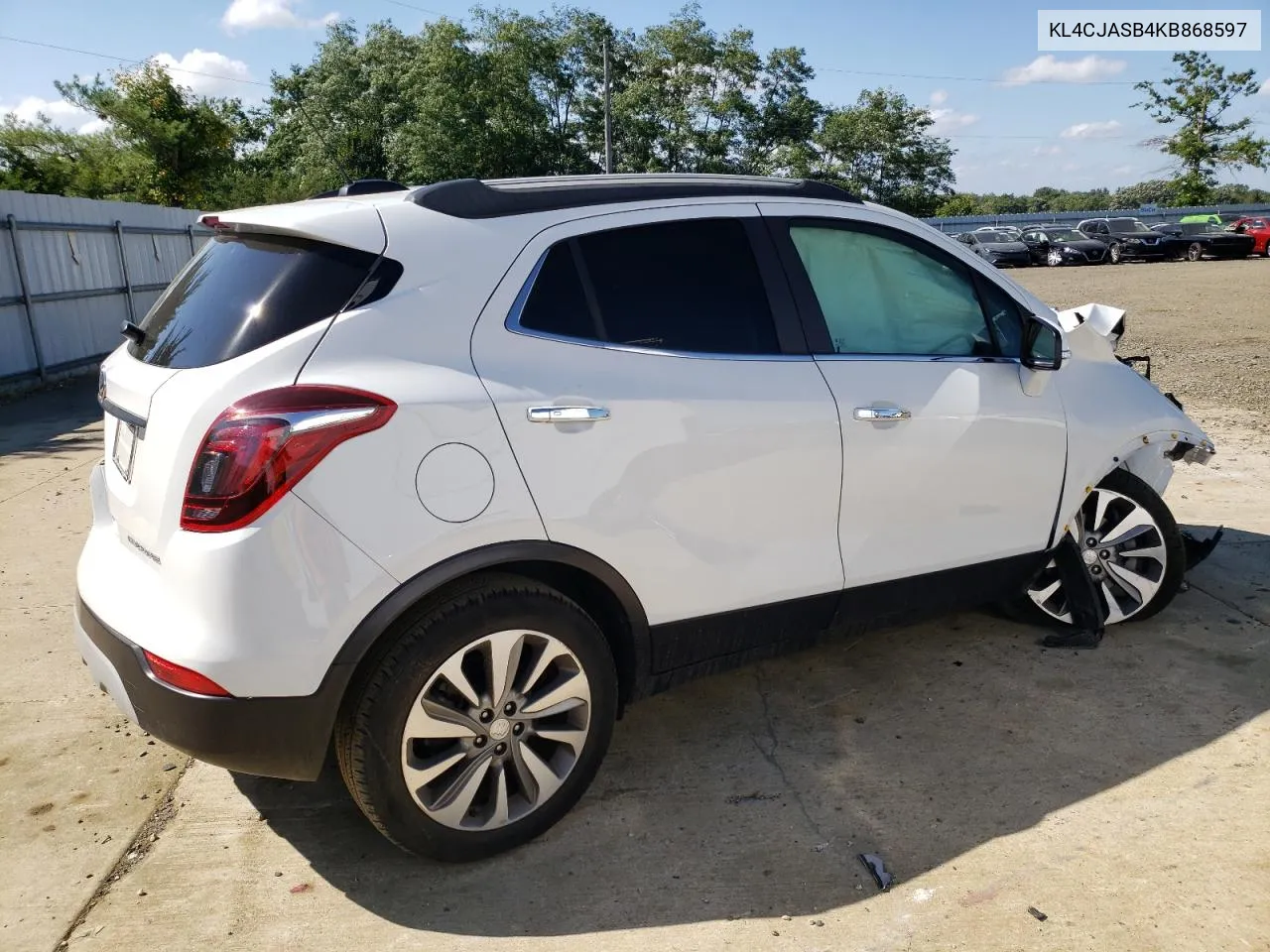 2019 Buick Encore Preferred VIN: KL4CJASB4KB868597 Lot: 62360544