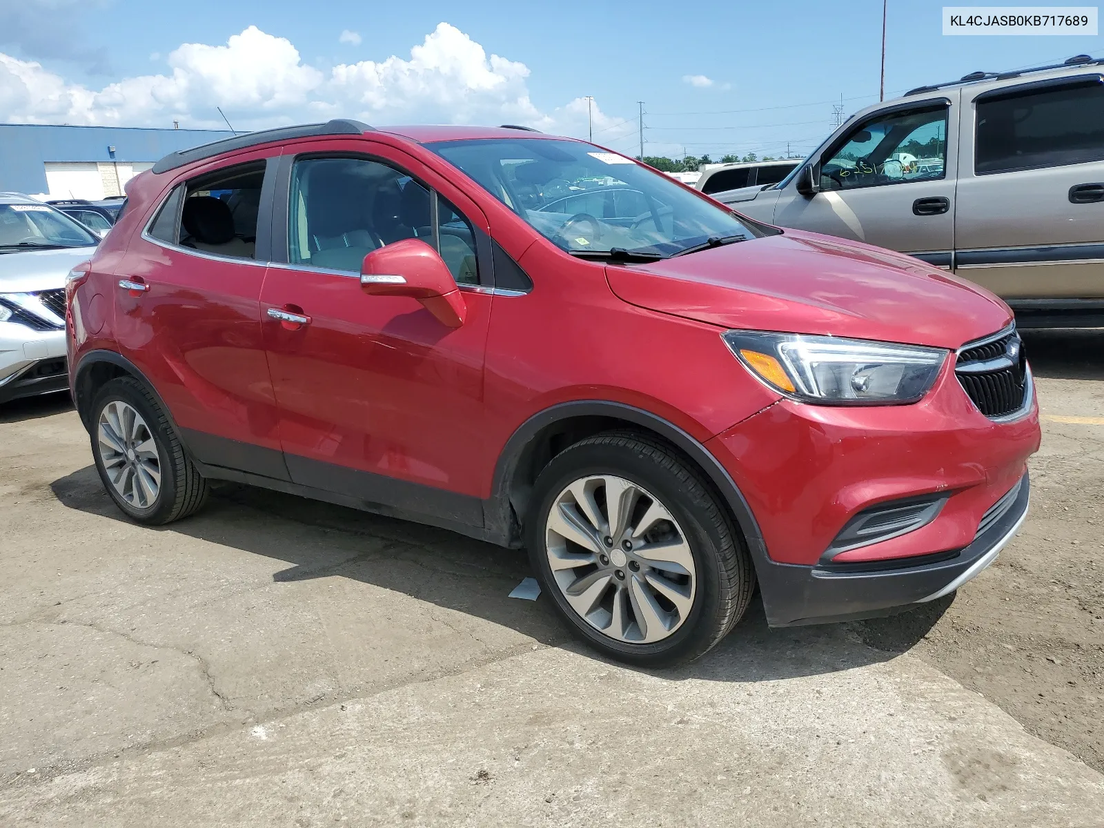 2019 Buick Encore Preferred VIN: KL4CJASB0KB717689 Lot: 62597254